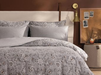 Tek Ki�ilik Puffy Arni Polycotton Nevresim Tak�m� - Gri